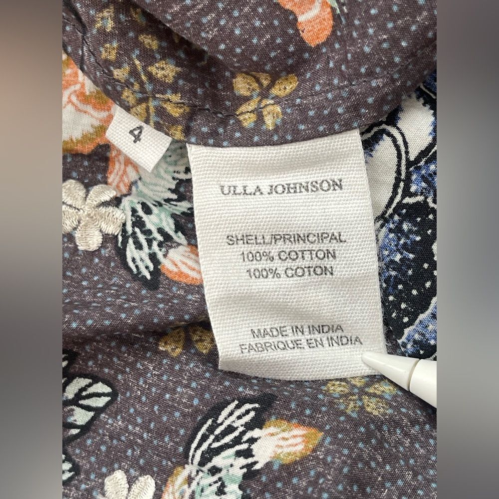 Ulla Johnson Alyssa floral-print ruffled tiered bohemian skirt 4 - Picture 6 of 9